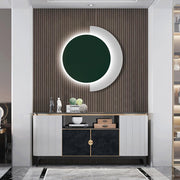 Rounded Abstract Art Sconce-DWHOME
