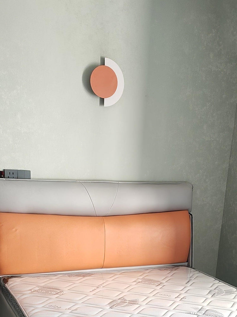 Rounded Abstract Art Sconce-DWHOME