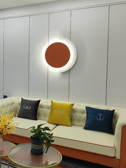 Rounded Abstract Art Sconce-DWHOME