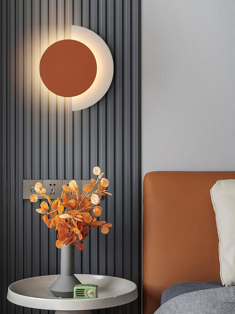 Rounded Abstract Art Sconce-DWHOME