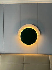 Rounded Abstract Art Sconce-DWHOME