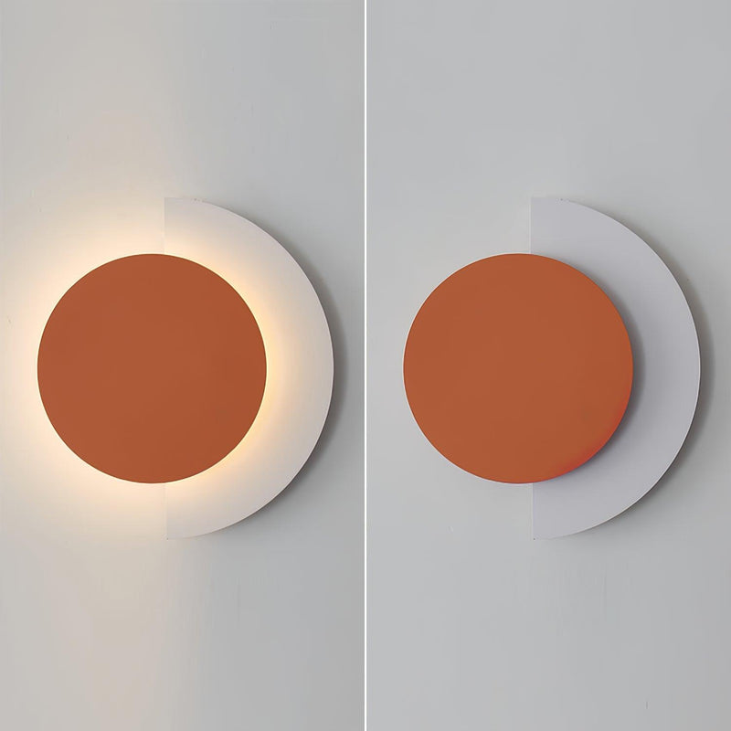 Rounded Abstract Art Sconce-DWHOME