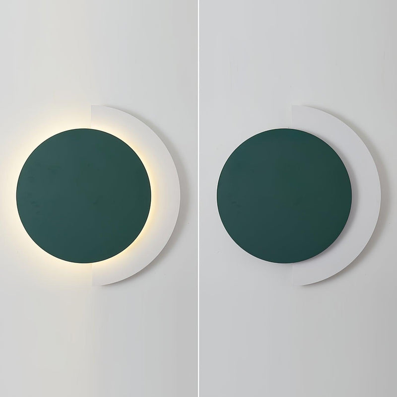 Rounded Abstract Art Sconce-DWHOME