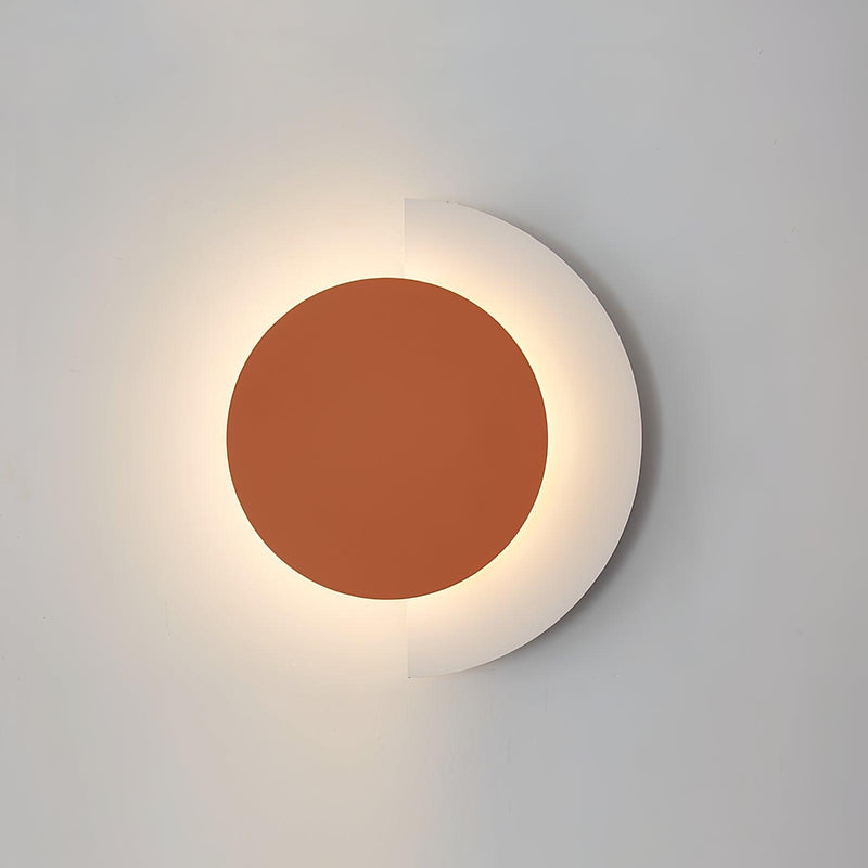 Rounded Abstract Art Sconce-DWHOME