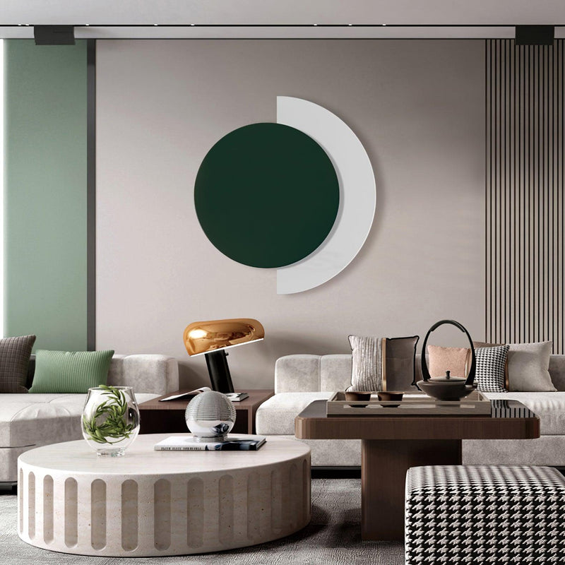 Rounded Abstract Art Sconce-DWHOME