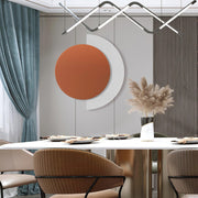 Rounded Abstract Art Sconce-DWHOME