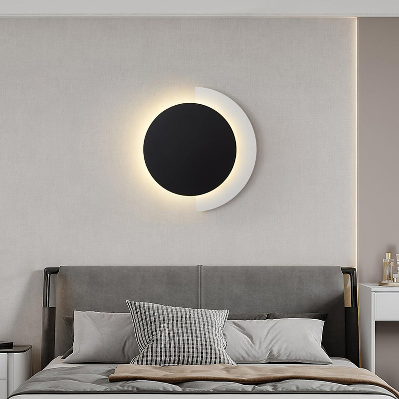 Rounded Abstract Art Sconce-DWHOME