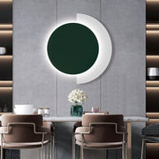 Rounded Abstract Art Sconce-DWHOME