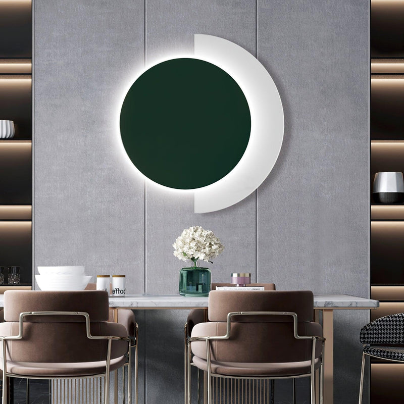 Rounded Abstract Art Sconce-DWHOME