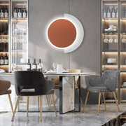 Rounded Abstract Art Sconce-DWHOME