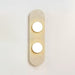 Rounded Travertine Wall Sconce-DWHOME