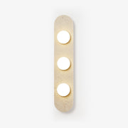Rounded Travertine Wall Sconce-DWHOME