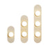 Rounded Travertine Wall Sconce-DWHOME