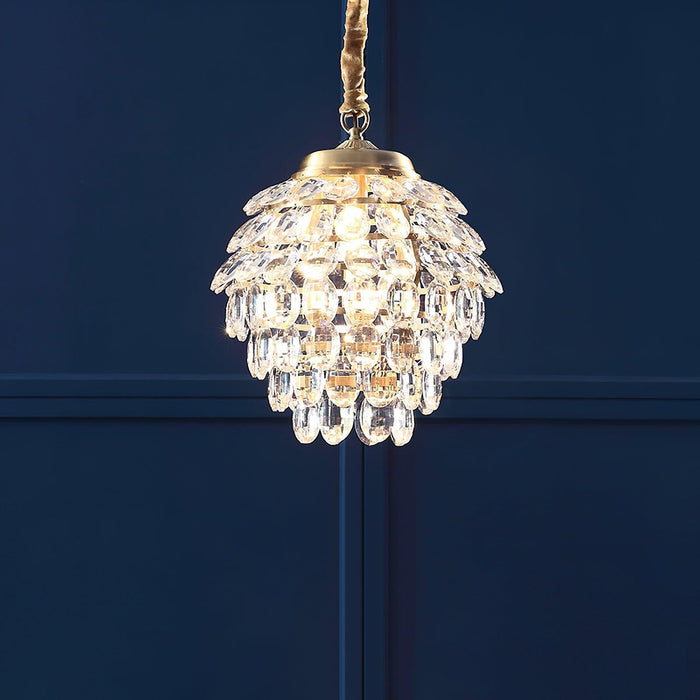 Roxanne Crystal Pendant Light-DWHOME