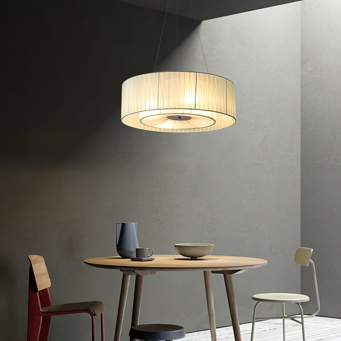 Ruffle Pleated Pendant Lamp-DWHOME