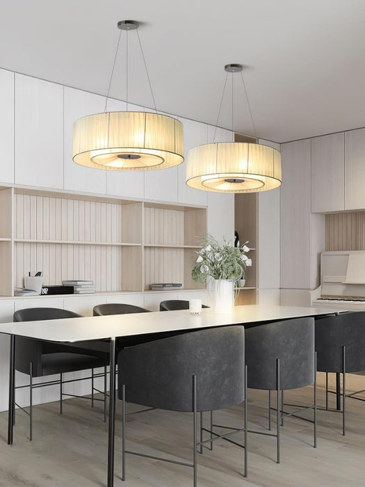 Ruffle Pleated Pendant Lamp-DWHOME