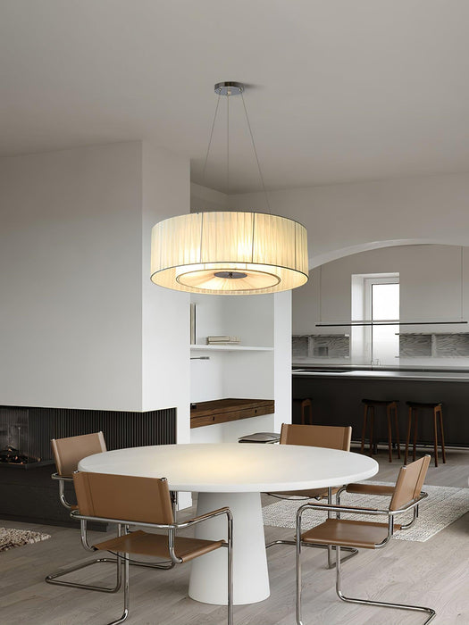 Ruffle Pleated Pendant Lamp-DWHOME