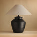 Rustic Black Ceramic Table Lamp-DWHOME