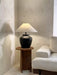Rustic Black Ceramic Table Lamp-DWHOME