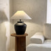 Rustic Black Ceramic Table Lamp-DWHOME