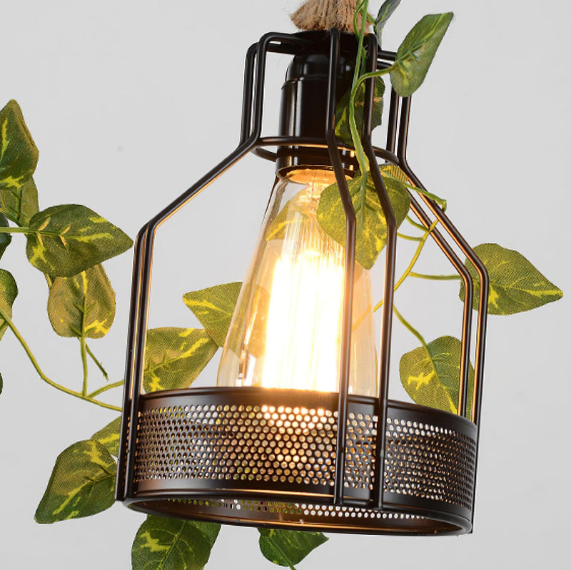 Chandelier rustique en bois - DWHOME