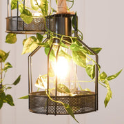 Chandelier rustique en bois - DWHOME