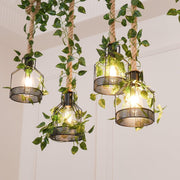 Chandelier rustique en bois - DWHOME