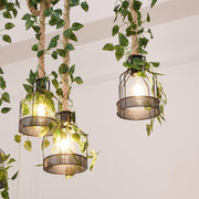 Chandelier rustique en bois - DWHOME