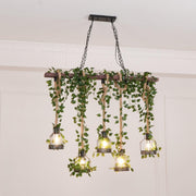 Chandelier rustique en bois - DWHOME