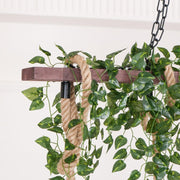 Chandelier rustique en bois - DWHOME