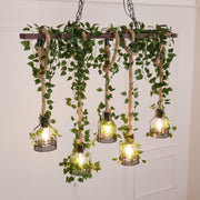 Chandelier rustique en bois - DWHOME