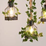 Chandelier rustique en bois - DWHOME