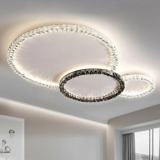 Rossini Flush Mount Crystal Ceiling Light Fixture.