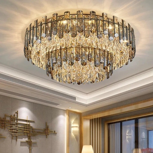 Venice 2-Tier Crystal Chandelier.