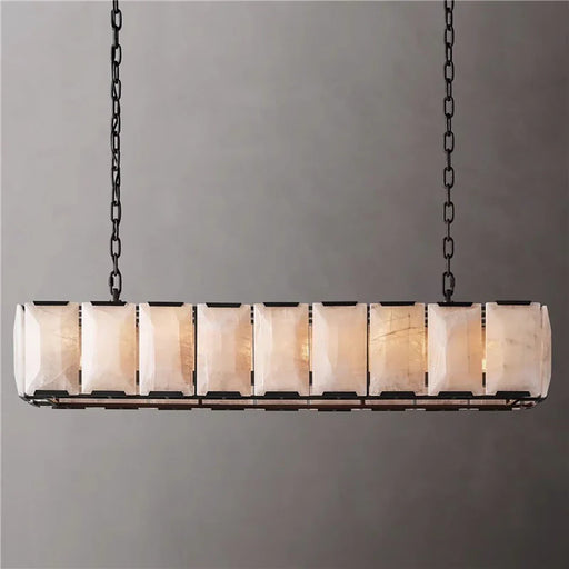 Villano Calcite Crystal Dining Room Chandelier.