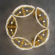 Natural Marble Modern Chandelier Light-DWHOME