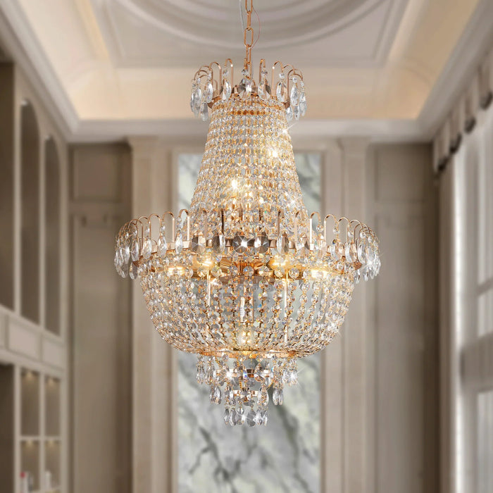 French Empire Crystal Chandelier-DWHOME