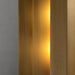 Brushed Copper Modern LED Wall Sconce.