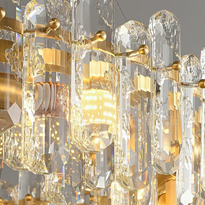 60" Marini Crystal Dining Room Chandelier.