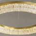 Bergamo 3-Tier Crystal Ring Chandelier.