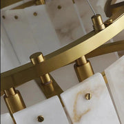Natural Marble Modern Chandelier Light-DWHOME