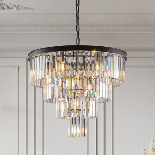 23" Gio Crystal Chandelier-DWHOME