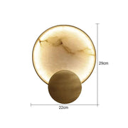 Modern Marble & Brass Light Fixture-DWHOME