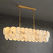 Moonshade Marble Dining Room Chandelier.