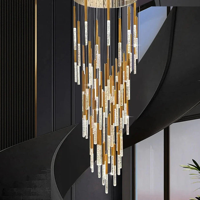 Modern Ceiling LED Duplex Chandelier.