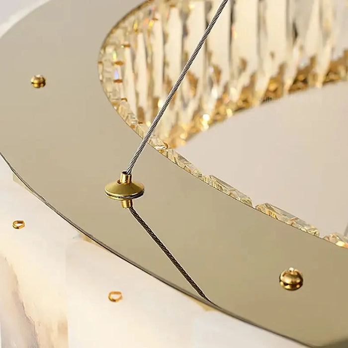 Marble & Crystal Modern Chandelier-DWHOME