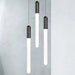 Villa Forci Duplex Staircase Foyer Chandelier, Black-DWHOME