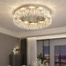 Gio Flush Mount Crystal Ceiling Light.