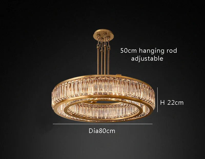 Romano Crystal Modern Chandelier-DWHOME