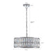 Bacci Crystal Drum Chandelier-DWHOME